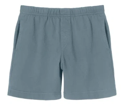 City Threads Kids'  Soft Cotton Side Pocket Above-knee Shorts In Blue
