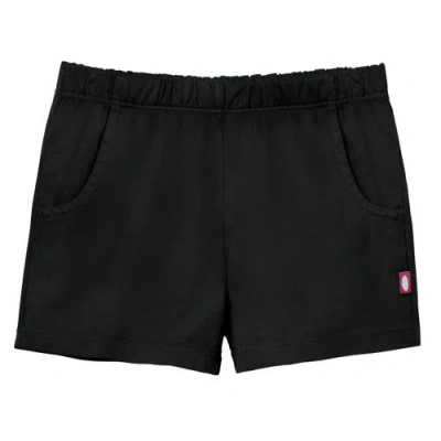 City Threads Kids'  Soft Cotton Upf 50+ Jersey Pocket Shorts In Black