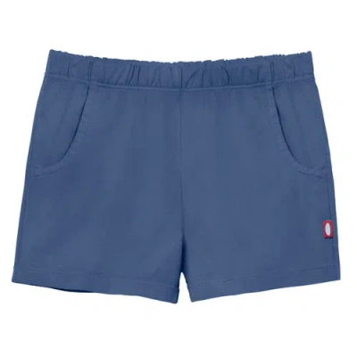 City Threads Kids'  Soft Cotton Upf 50+ Jersey Pocket Shorts In Blue