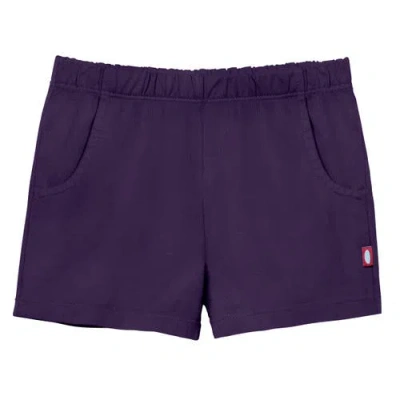 City Threads Kids'  Soft Cotton Upf 50+ Jersey Pocket Shorts In Brown