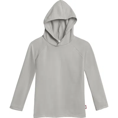 City Threads Unisex Upf 50+ Long Sleeve Hooded Rashguard Tee In Gray