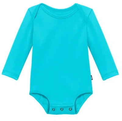 City Threads Kids'  Unisex Upf 50+ Rashguard Lap Bodysuit In Green