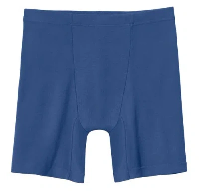 City Threads Usa-made 100% Organic Cotton Athletic Boxer Brief In Blue