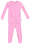 City Threads Usa-made Kids'  Boys And Girls Soft Organic Cotton Pajama Set In Pink