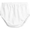 City Threads Usa-made Girls And Boys Soft Organic Cotton Diaper Cover In White