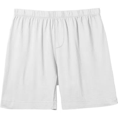 City Threads Usa-made Soft Cotton Jersey Boxer In White