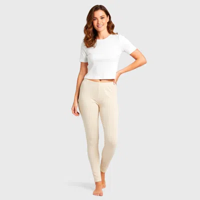 City Threads Usa-made 100% Organic Cotton Leggings In Oatmeal