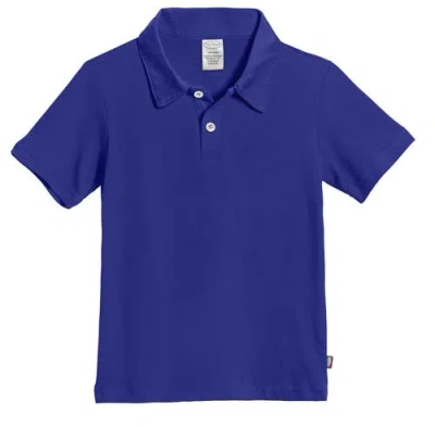 City Threads Usa-made Baby Boys Soft Cotton Jersey 2-button Short Sleeve Polo Shirt