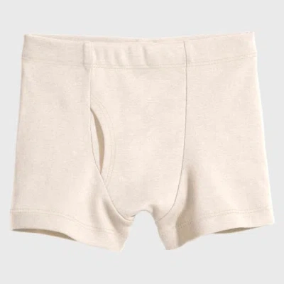 City Threads Usa-made Baby Boys Super-soft Organic 100% Cotton Boxer Briefs 3pk In White