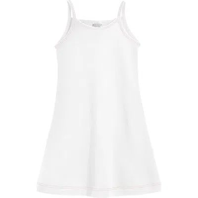 City Threads Usa-made Baby Girls Soft 100% Camisole Dress In White