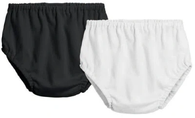 City Threads Usa-made Baby Unisex 100% Soft Cotton Diaper Cover 2-pack In Multi