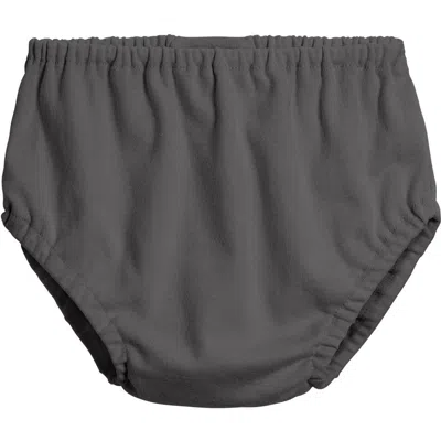 City Threads Usa-made Kids'  Baby Unisex 100% Soft Cotton Diaper Cover In Gray
