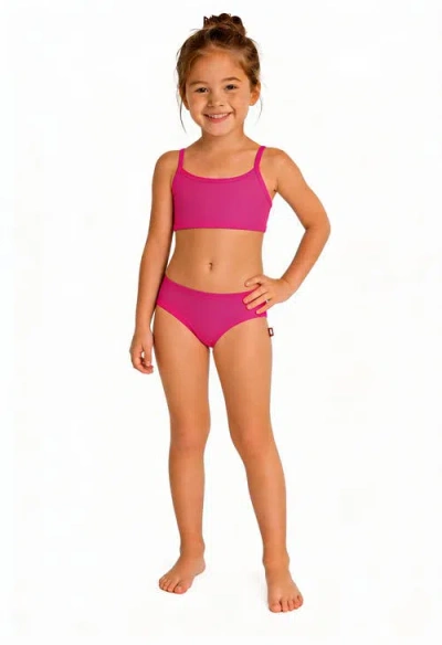 City Threads Usa-made Kids'  Girls Upf 50+ Bikini 2-piece Swimsuit Set In Multi