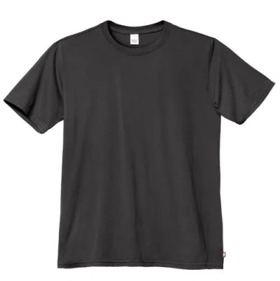City Threads Usa-made Soft 100% Organic Cotton Short Sleeve Crew Tee In Black