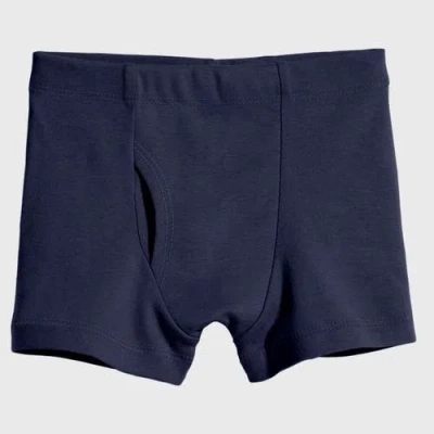 City Threads Usa-made Super-soft Organic 100% Cotton Boxer Briefs In Blue