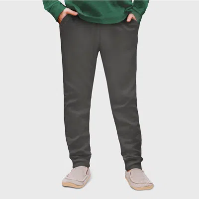 City Threads Usa-made Unisex Soft 100% Cotton Warm And Cozy Fleece Pocket Jogger In Gray