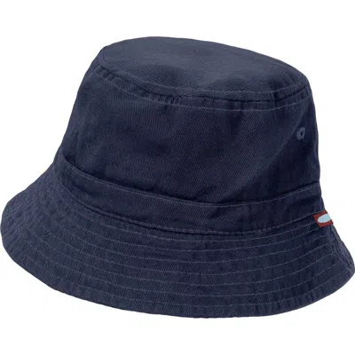 City Threads Usa-made Kids'  Unisex Upf 50+ 100% Cotton Twill Wharf-style Bucket Hat In Blue