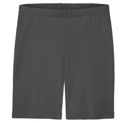 City Threads Usa-made Womens Soft 100% Cotton Bike Short In Gray