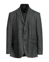 City Time Man Blazer Navy Size 46 Cotton, Wool, Polyester, Linen In Blue