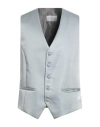 City Time Man Vest Light Grey Size 48 Polyester In Grey
