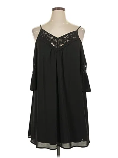 Pre-owned City Triangles Casual Dress In Black