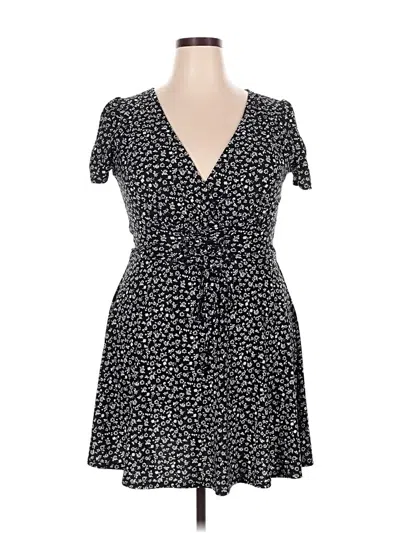 Pre-owned City Triangles Casual Dress In Black
