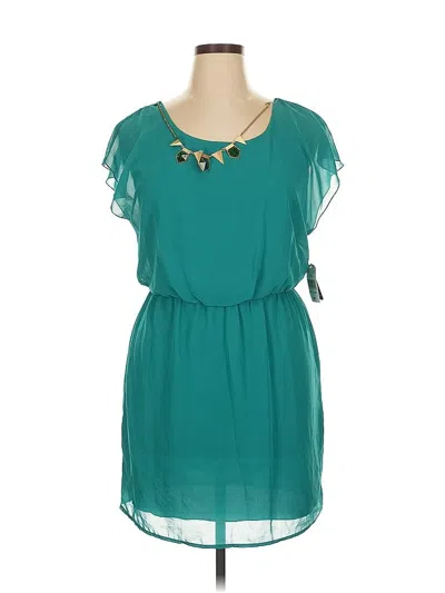 Pre-owned City Triangles Casual Dress In Blue