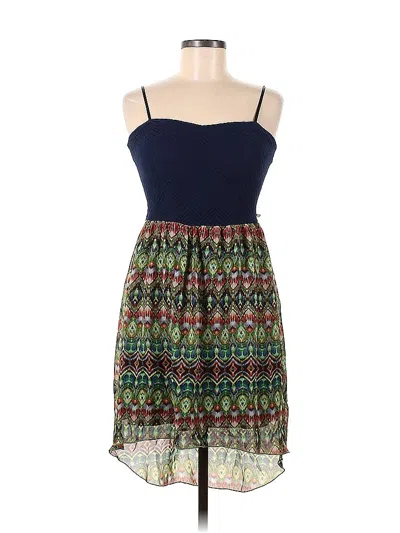 Pre-owned City Triangles Casual Dress In Blue
