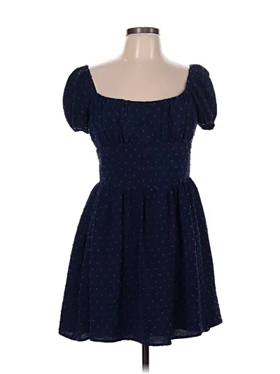 Pre-owned City Triangles Casual Dress In Blue