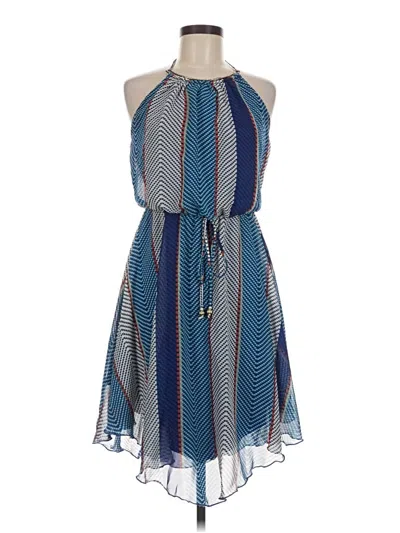 Pre-owned City Triangles Casual Dress In Blue