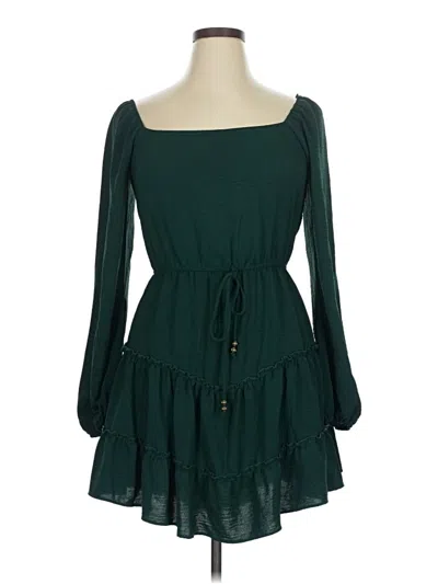 Pre-owned City Triangles Casual Dress In Green
