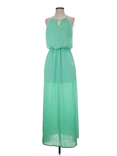 Pre-owned City Triangles Casual Dress In Green
