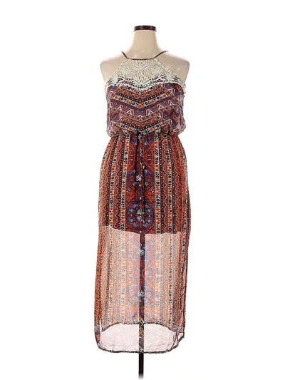 Pre-owned City Triangles Casual Dress In Orange