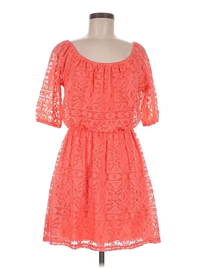 Pre-owned City Triangles Casual Dress In Orange