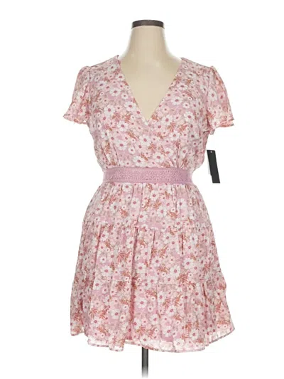 Pre-owned City Triangles Casual Dress In Pink