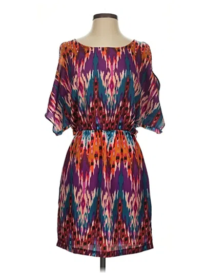 Pre-owned City Triangles Casual Dress In Purple