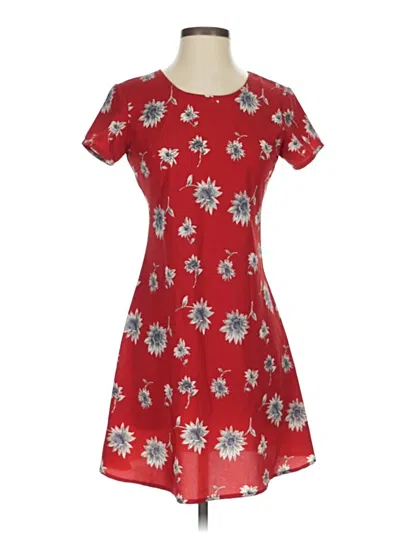 Pre-owned City Triangles Casual Dress In Red