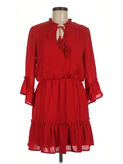 Pre-owned City Triangles Casual Dress In Red