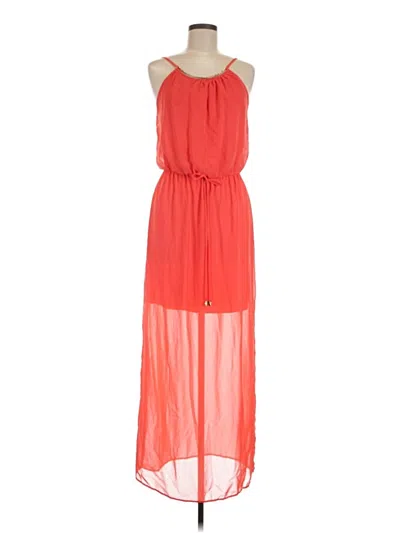 Pre-owned City Triangles Casual Dress In Red