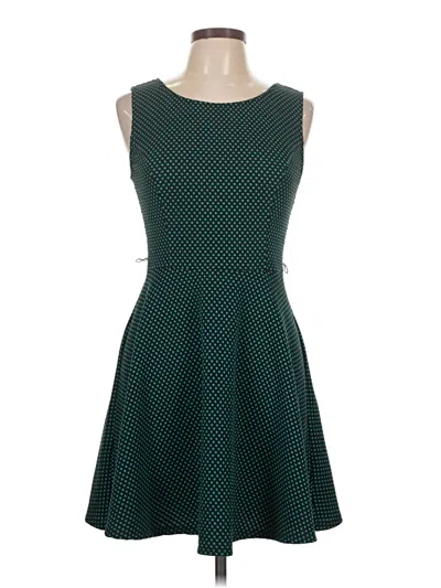 Pre-owned City Triangles Casual Dress In Teal
