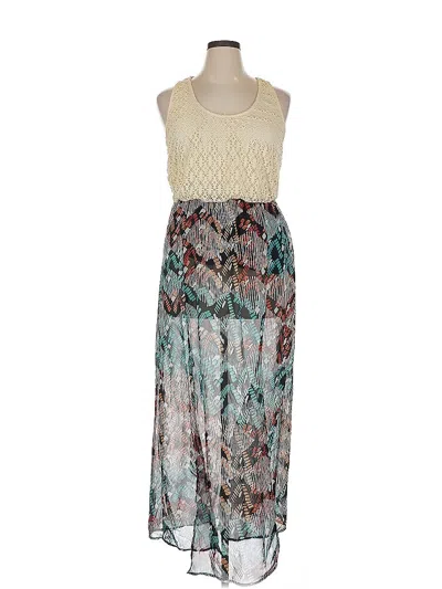 Pre-owned City Triangles Casual Dress In White