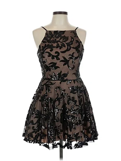 Pre-owned City Triangles Cocktail Dress In Black