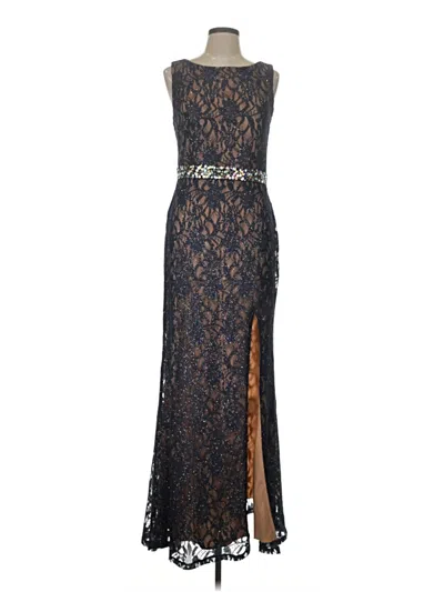 Pre-owned City Triangles Cocktail Dress In Black