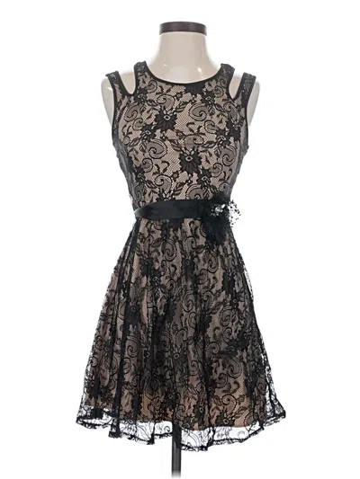 Pre-owned City Triangles Cocktail Dress In Black