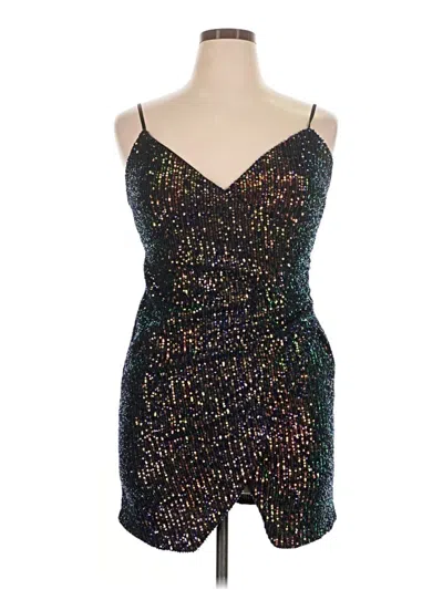 Pre-owned City Triangles Cocktail Dress In Black