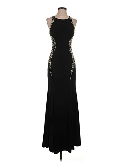 Pre-owned City Triangles Cocktail Dress In Black