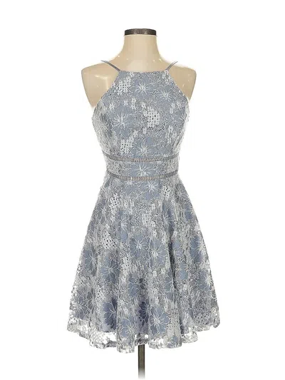 Pre-owned City Triangles Cocktail Dress In Blue