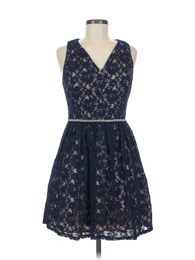 Pre-owned City Triangles Cocktail Dress In Blue