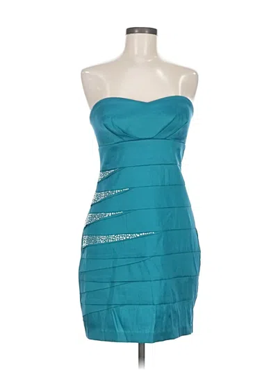 Pre-owned City Triangles Cocktail Dress In Blue