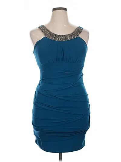 Pre-owned City Triangles Cocktail Dress In Blue